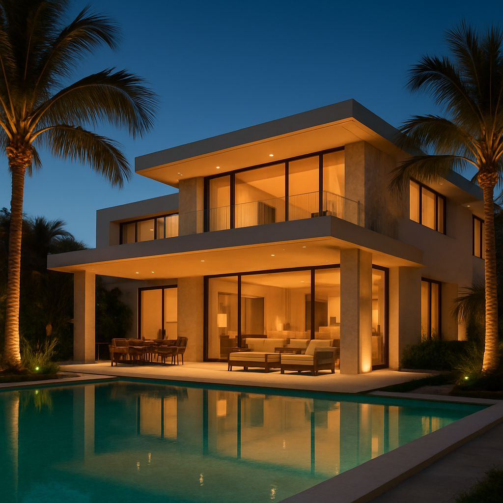 Modern luxury home with pool in Mérida